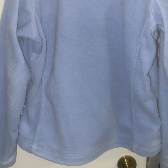Large Columbia Baby Blue Fleece Jacket - Picture 3 of 3